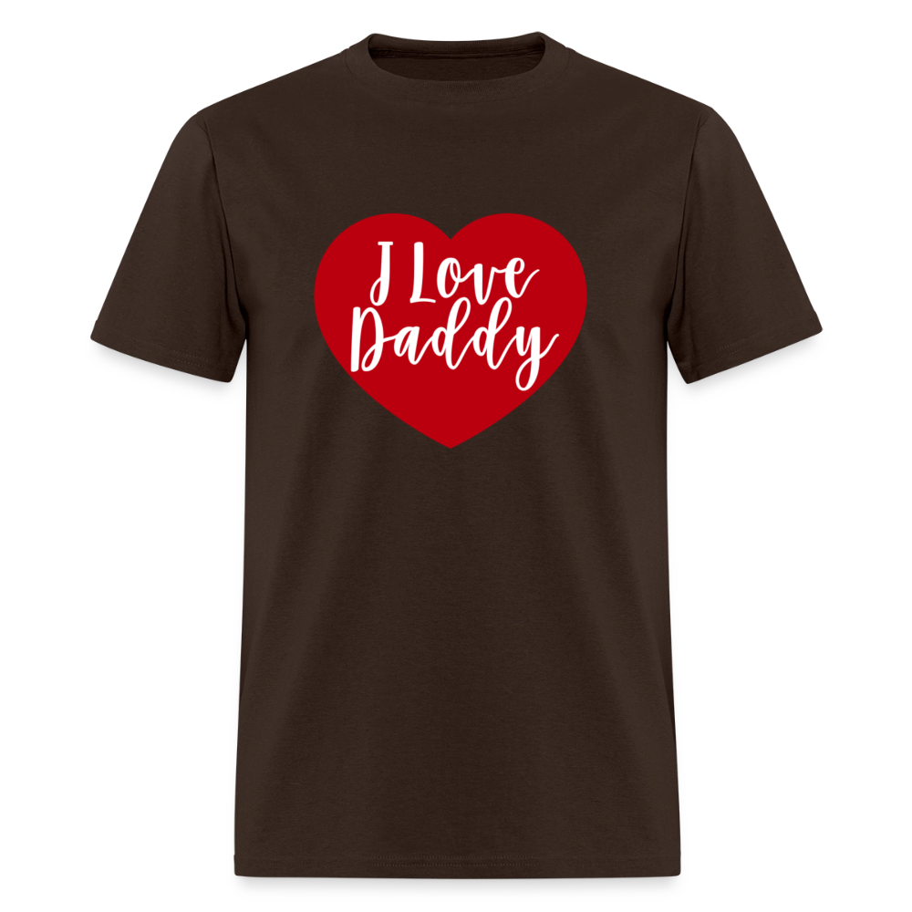 I Love Daddy Unisex Play Tee (Colors) - brown