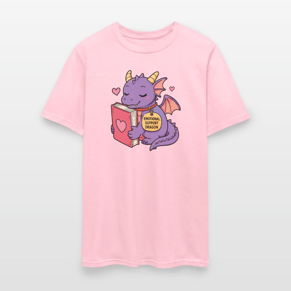 Emotional Support Dragon Unisex Play Tee - pink