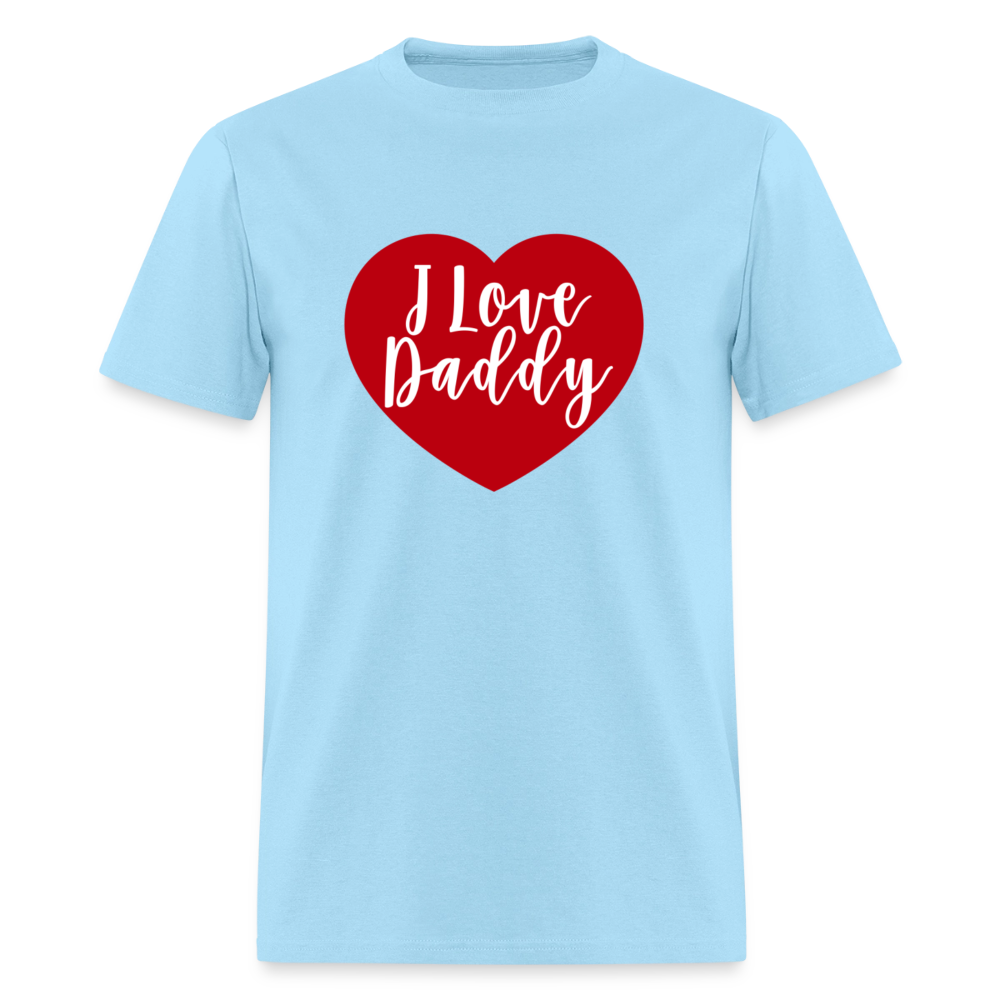I Love Daddy Unisex Play Tee (Colors) - powder blue