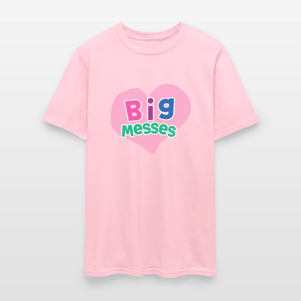 Big Messes Unisex Play Tee (Colors) - pink