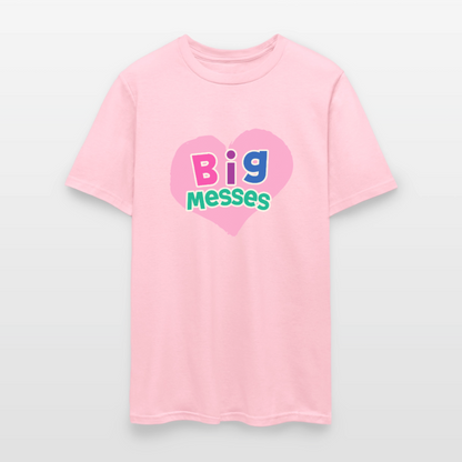 Big Messes Unisex Play Tee (Colors) - pink