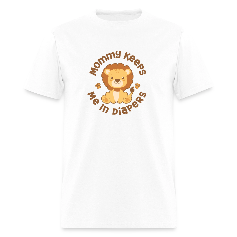 Mommy Diapers Unisex Play Tee (Colors) - white
