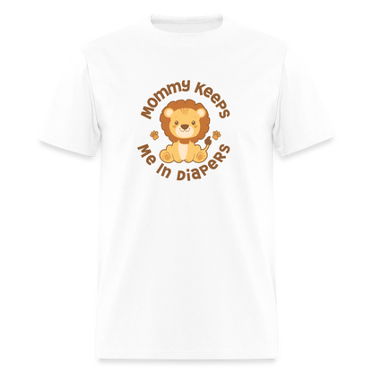 Mommy Diapers Unisex Play Tee (Colors) - white