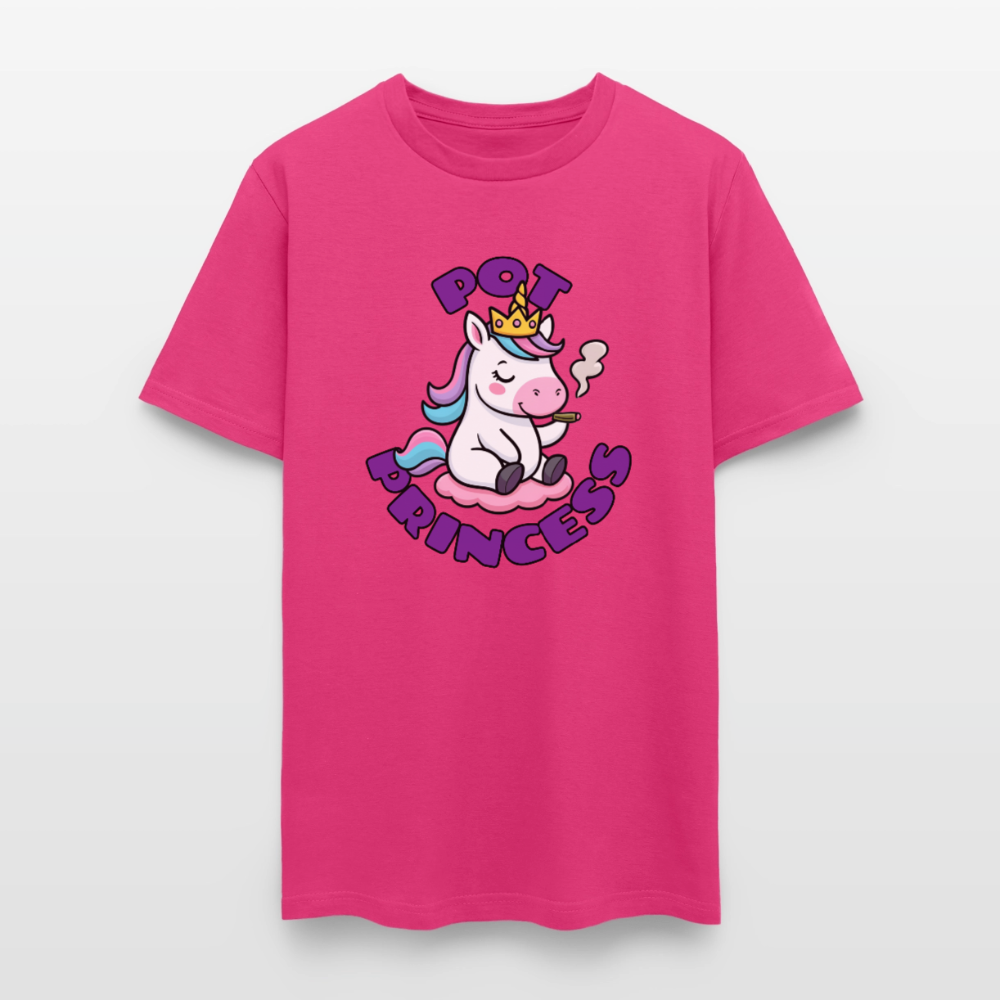 Pot Princess Unisex Play Tee (Colors) - fuchsia