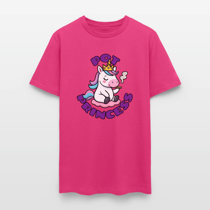 Pot Princess Unisex Play Tee (Colors) - fuchsia