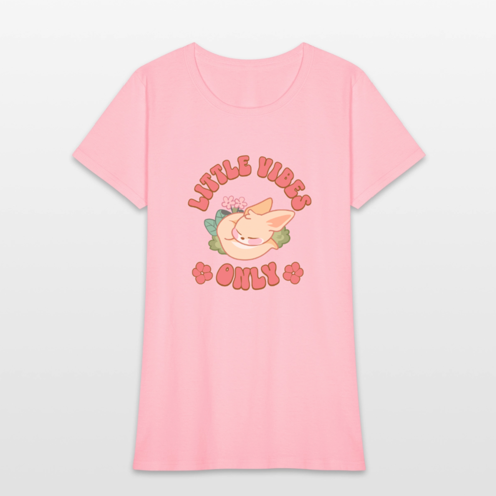 Little Vibes Only Fennec Soft Play Tee - pink