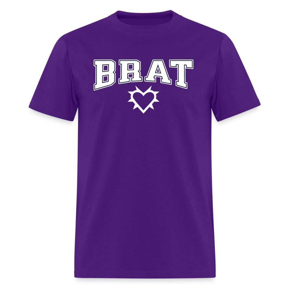 Brat Varsity Unisex Play Tee (Colors) - purple