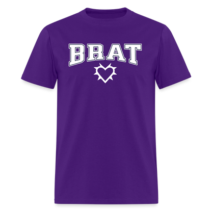 Brat Varsity Unisex Play Tee (Colors) - purple