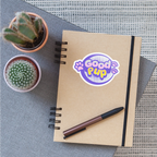 Good Pup Cute Vinyl  Sticker - white glossy