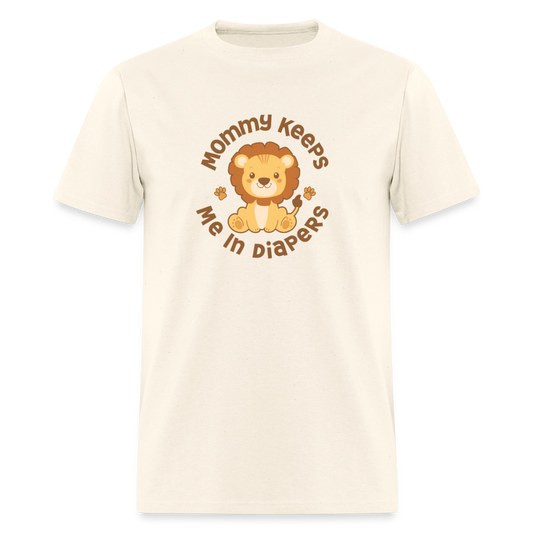 Mommy Diapers Unisex Play Tee (Colors) - sweet cream heather