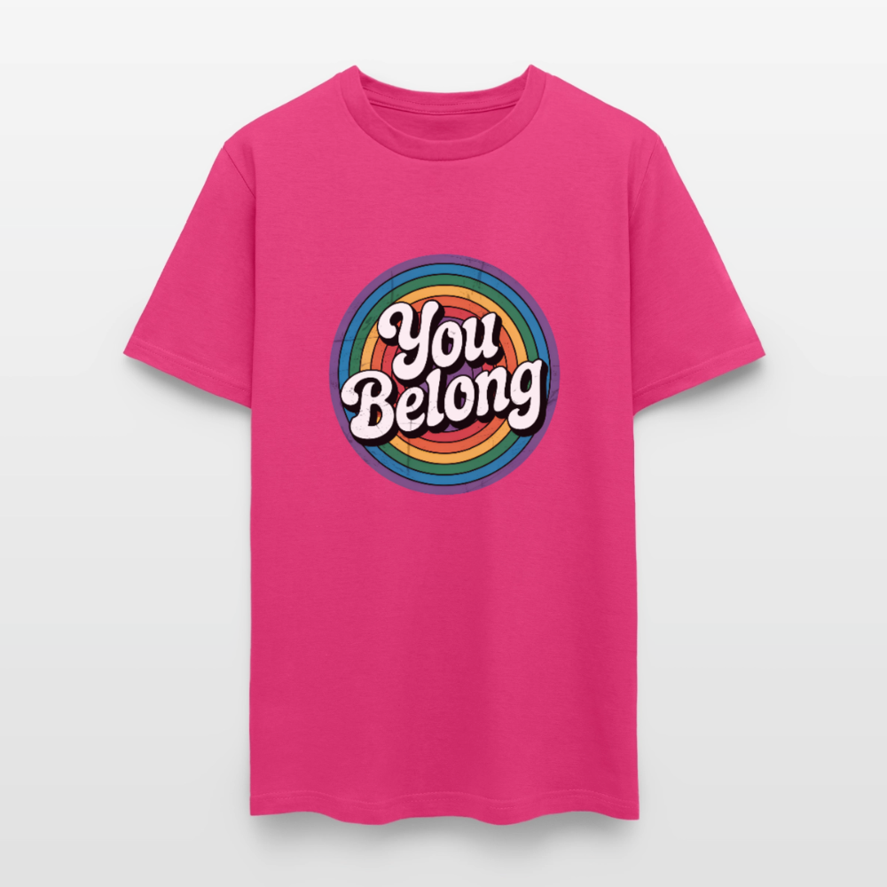 You Belong Pride Unisex Play Tee (Colors) - fuchsia
