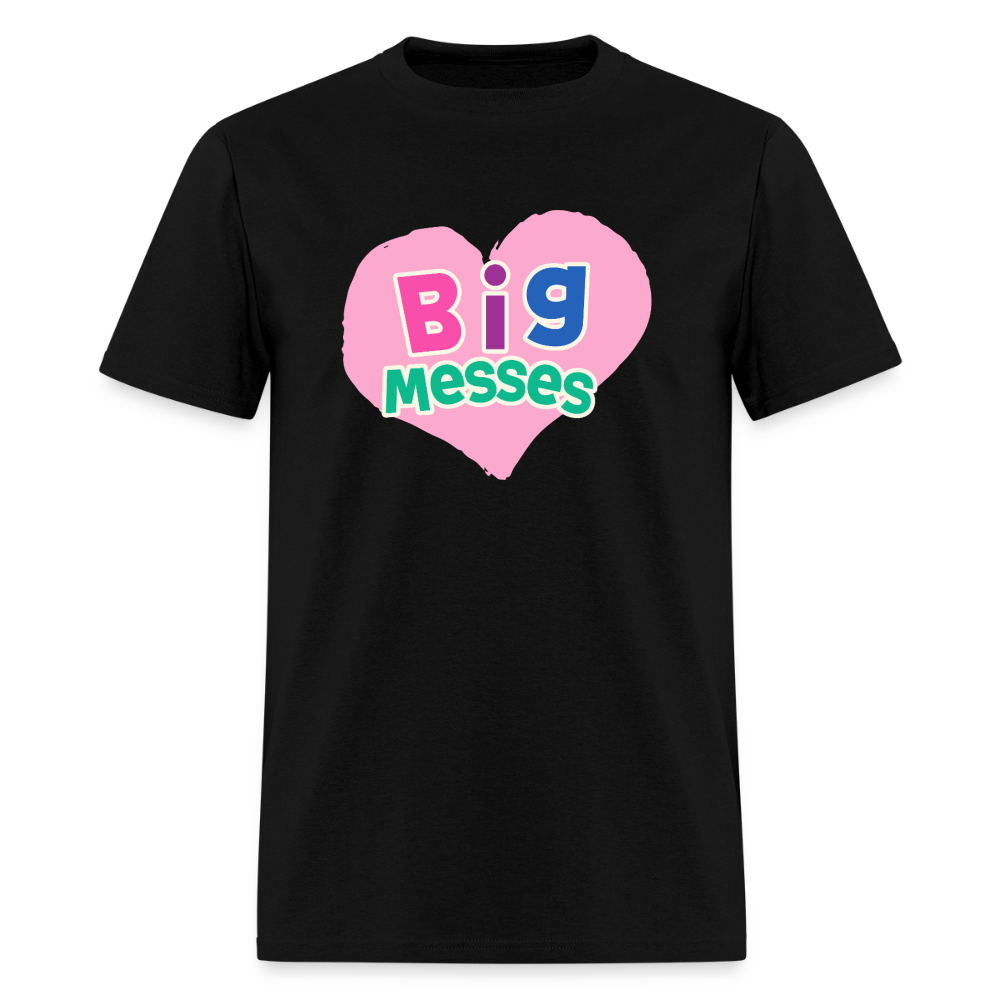 Big Messes Unisex Play Tee (Colors) - black