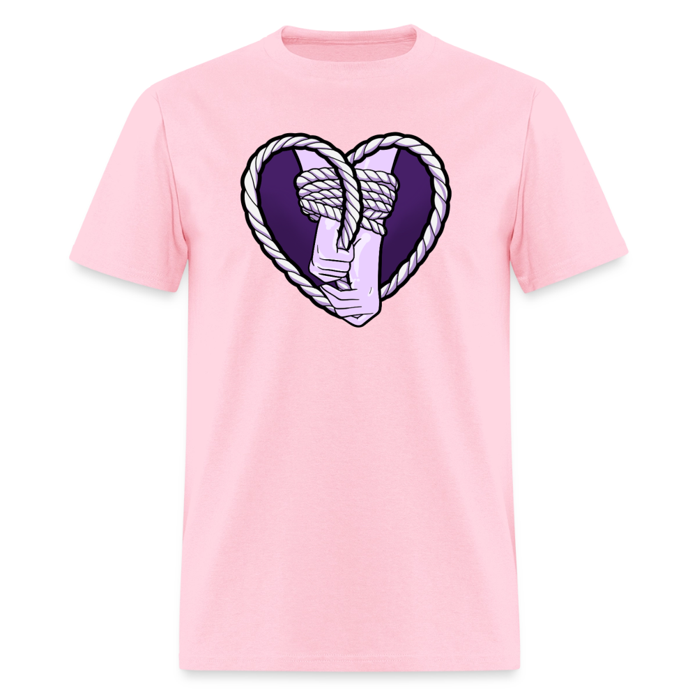 Heartbound Rope Bunny  Unisex Play Tee - pink