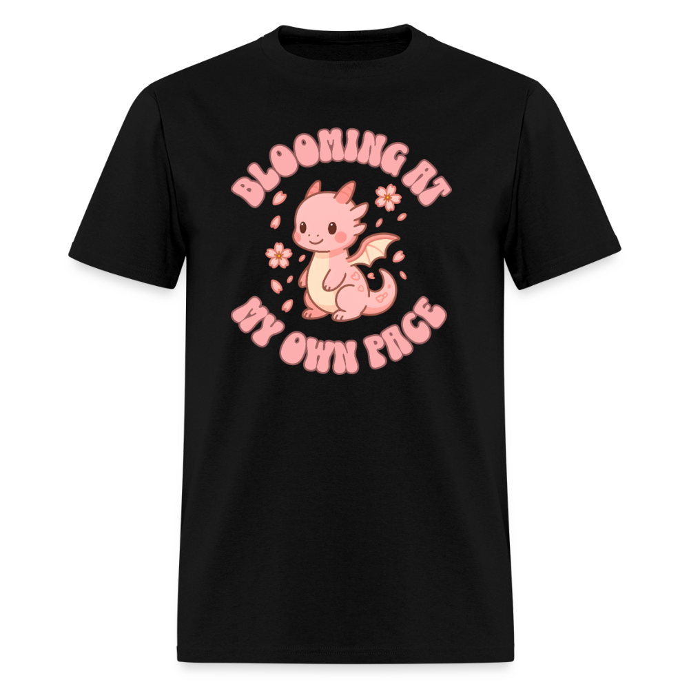 Blooming Dragon Unisex Play Tee (Colors) - black
