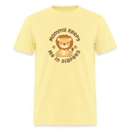 Mommy Diapers Unisex Play Tee (Colors) - cornsilk
