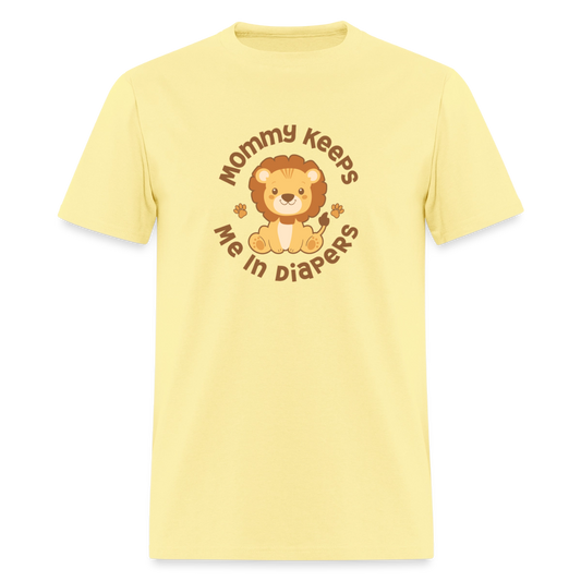 Mommy Diapers Unisex Play Tee (Colors) - cornsilk