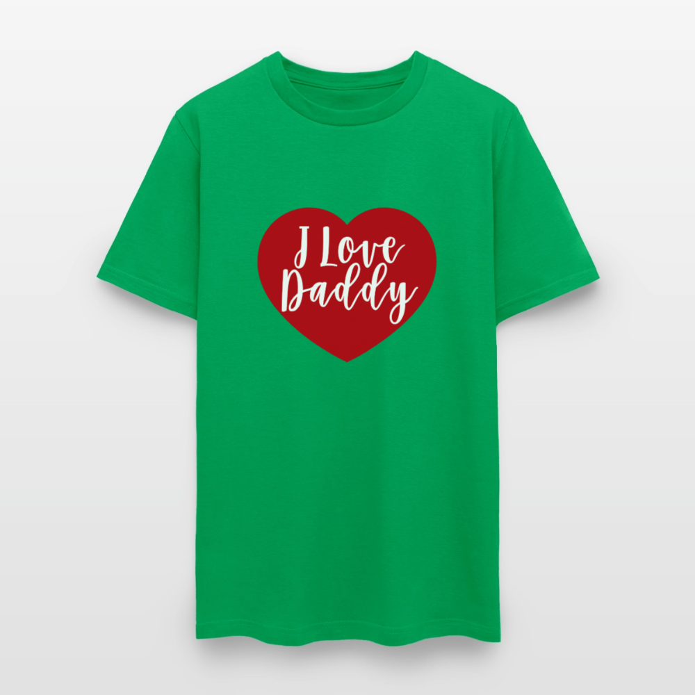 I Love Daddy Unisex Play Tee (Colors) - bright green