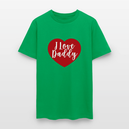 I Love Daddy Unisex Play Tee (Colors) - bright green