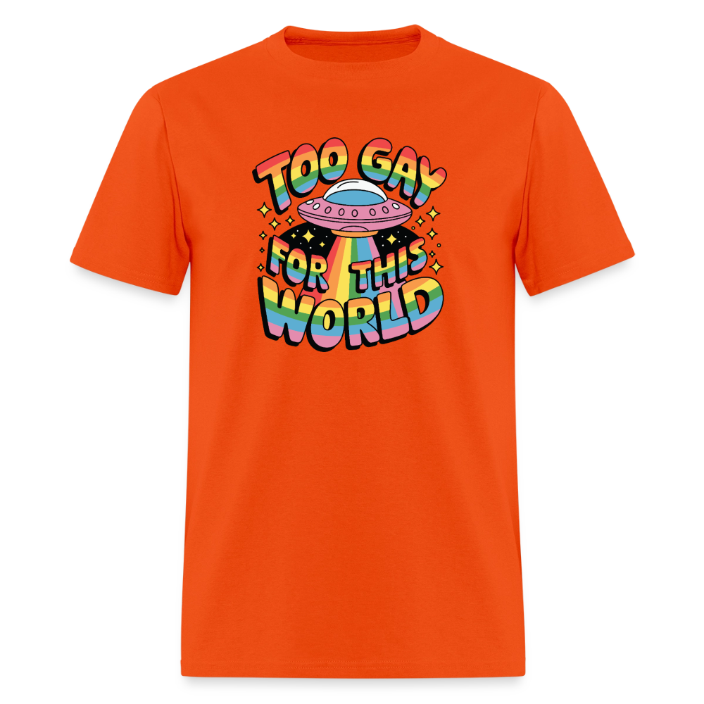 Too Gay Unisex Play Tee (Colors) - orange