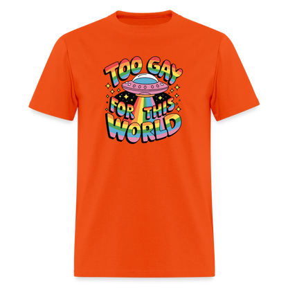 Too Gay Unisex Play Tee (Colors) - orange