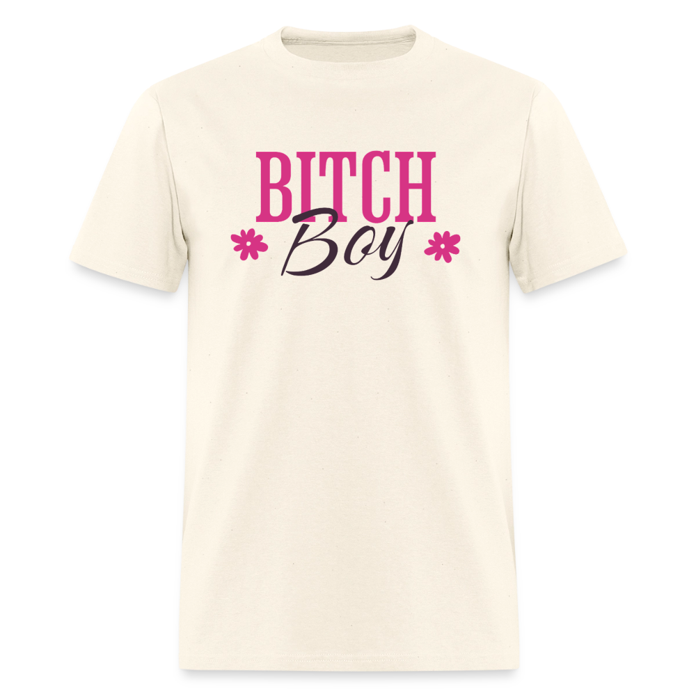 Bitch Boy Unisex Play Tee - sweet cream heather
