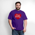 I Love Daddy Unisex Play Tee (Colors) - purple