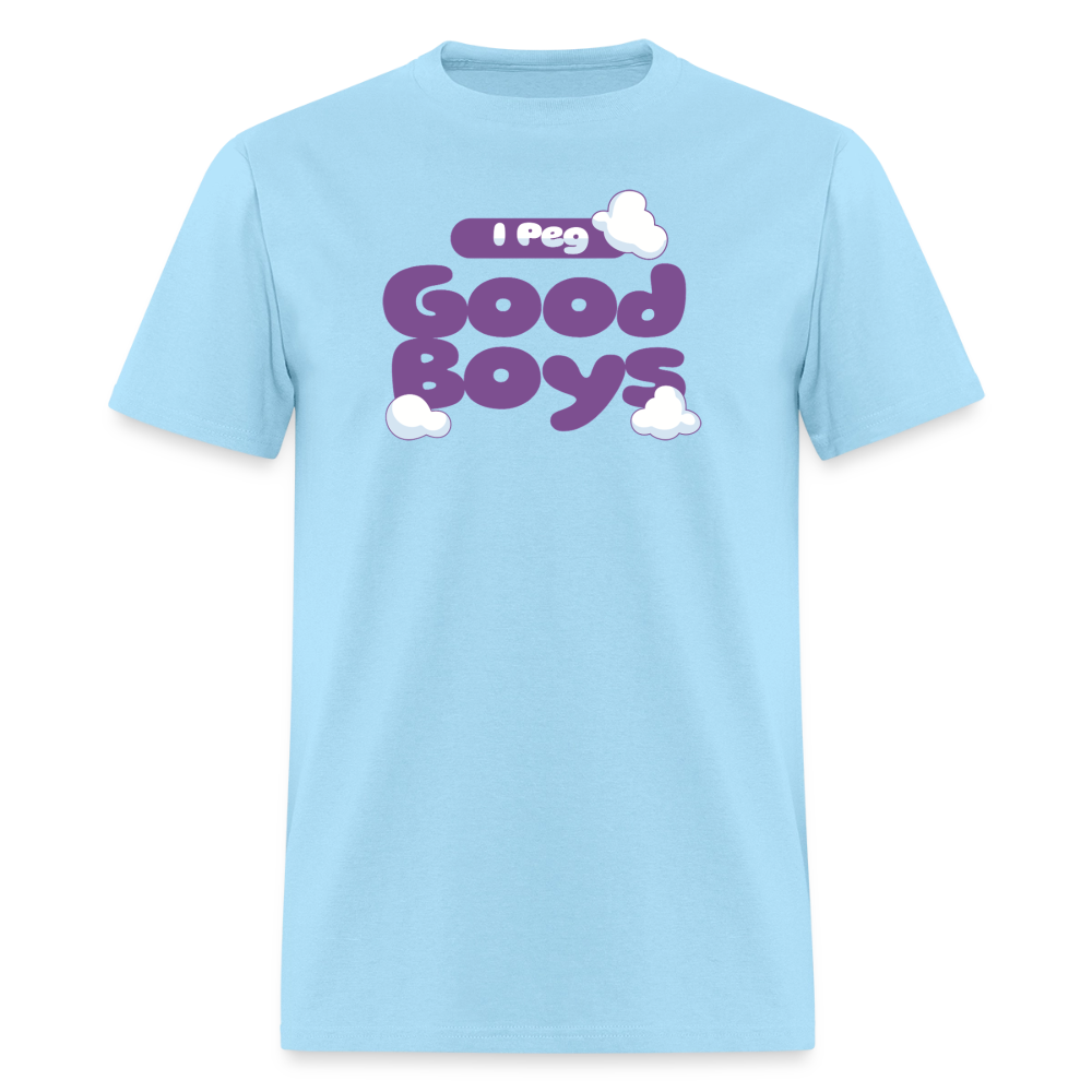 Peg Good Boys Unisex Play Tee  (Colors) - powder blue