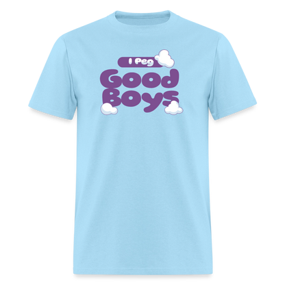 Peg Good Boys Unisex Play Tee  (Colors) - powder blue