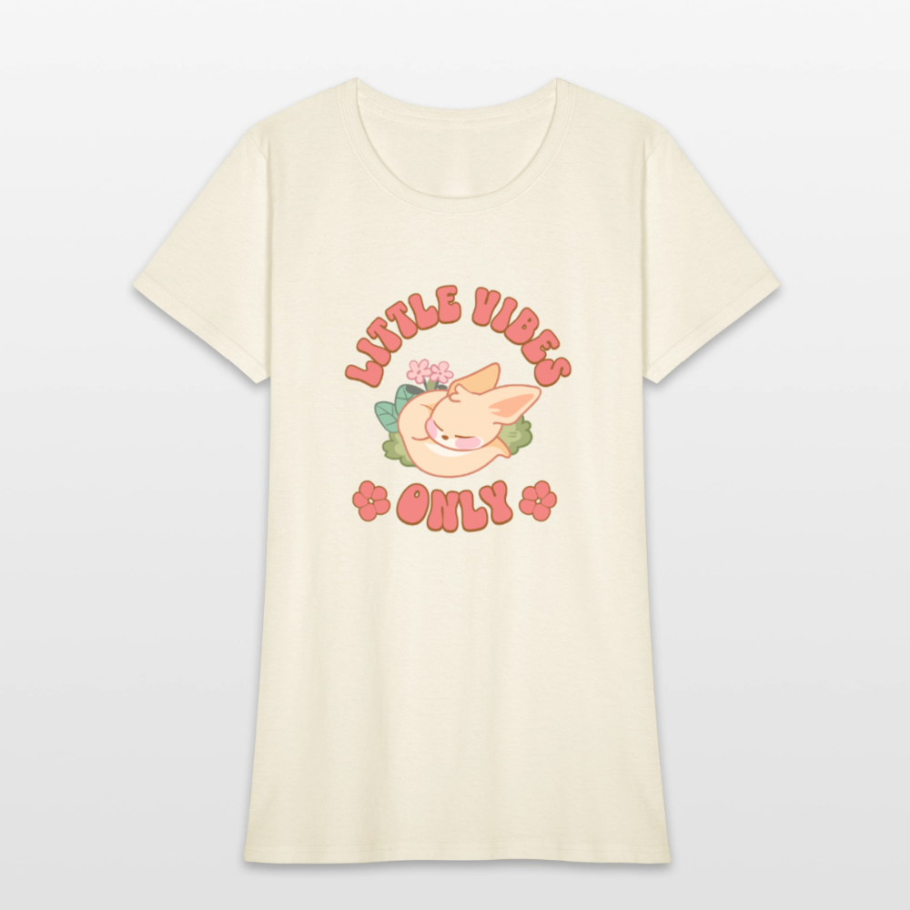 Little Vibes Only Fennec Soft Play Tee - off white