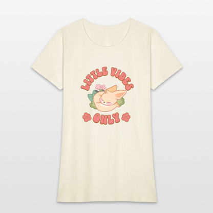 Little Vibes Only Fennec Soft Play Tee - off white