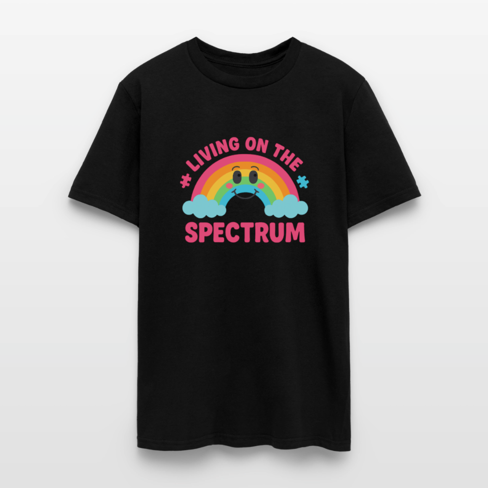 Living On Spectrum Unisex Play Tee - black