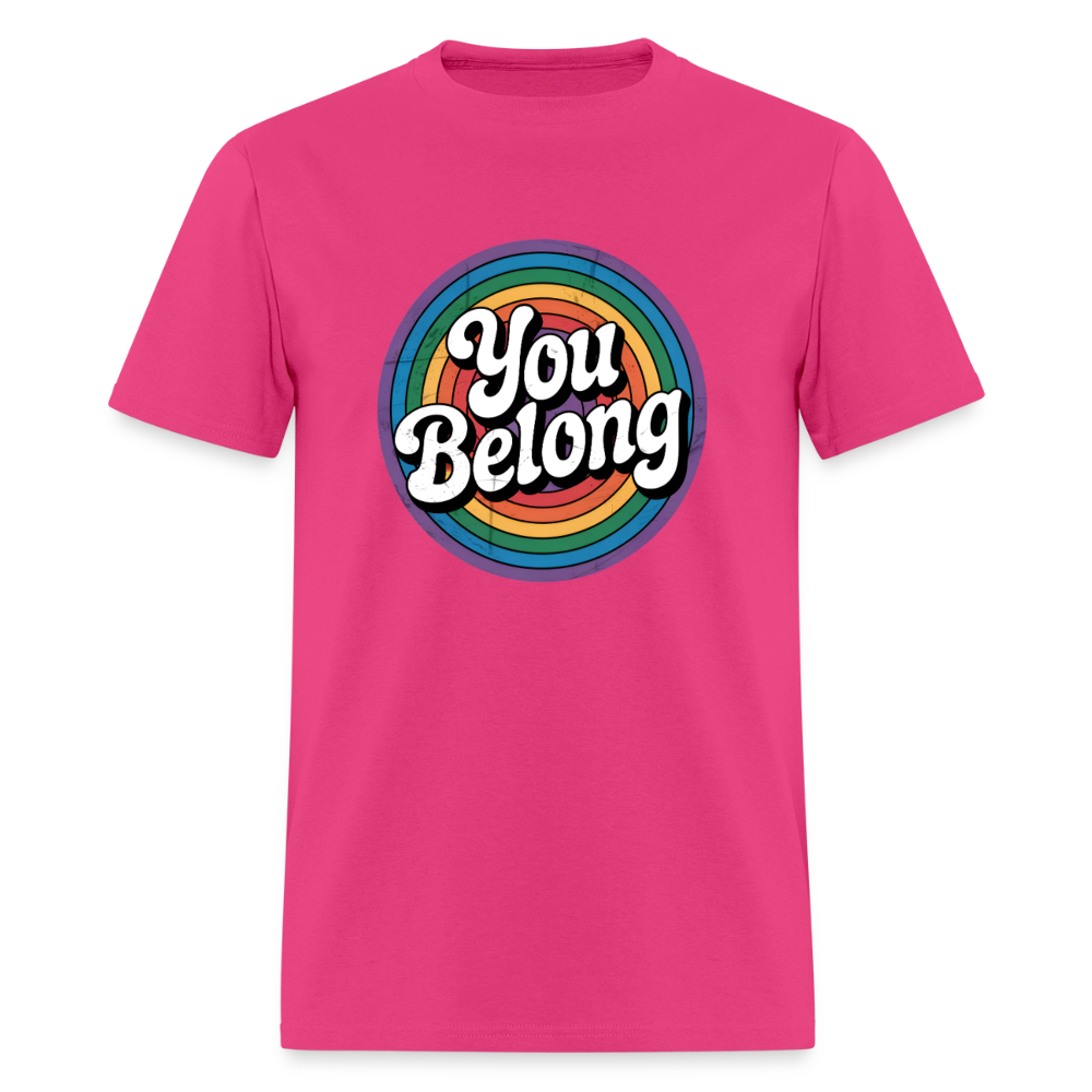 You Belong Pride Unisex Play Tee (Colors) - fuchsia