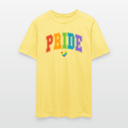 Pride Varsity Unisex Play Tee (Colors) - cornsilk