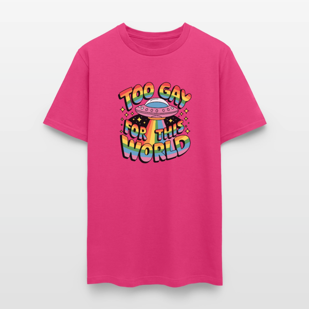 Too Gay Unisex Play Tee (Colors) - fuchsia