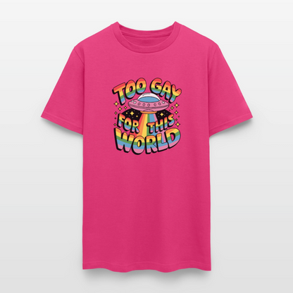 Too Gay Unisex Play Tee (Colors) - fuchsia