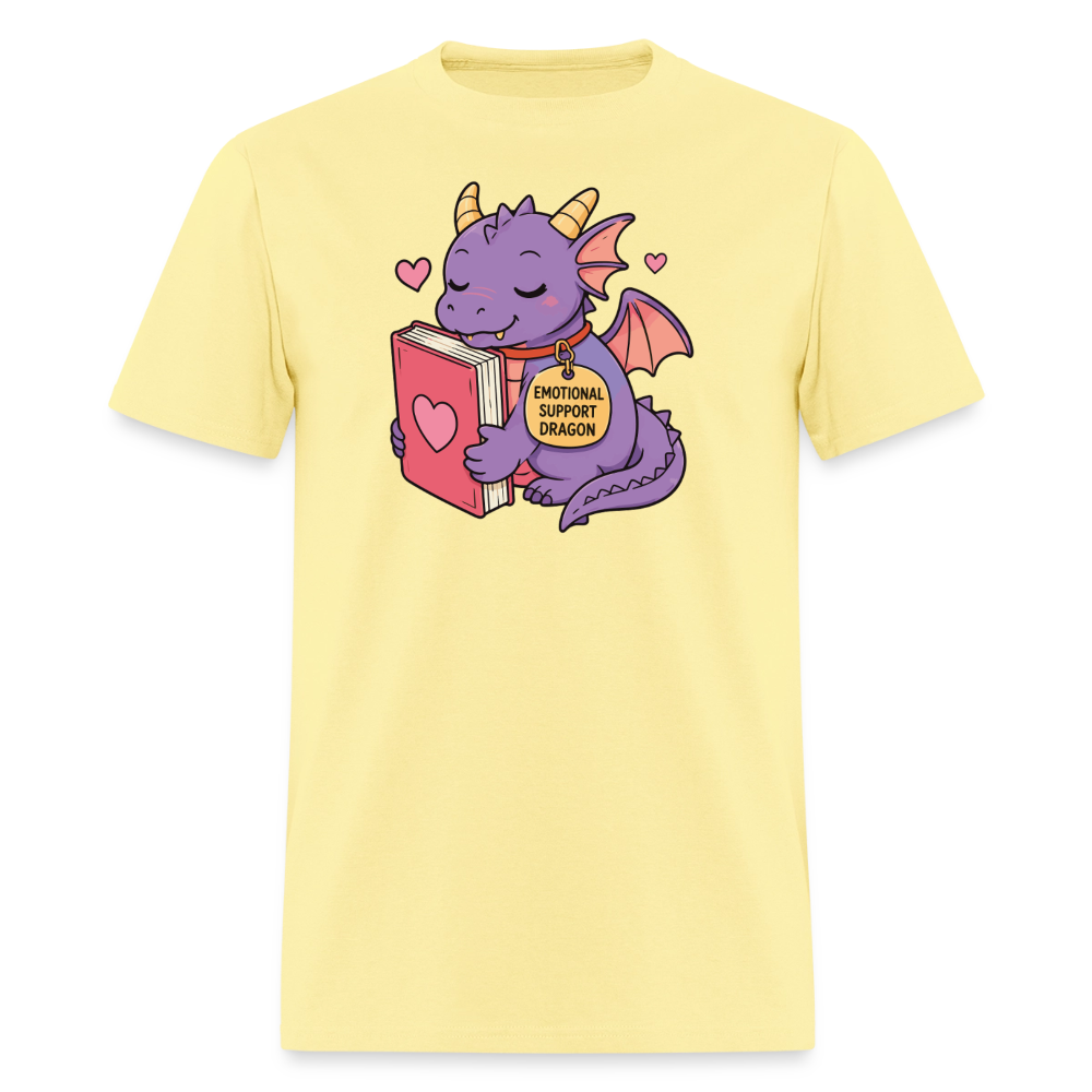 Emotional Support Dragon Unisex Play Tee - cornsilk