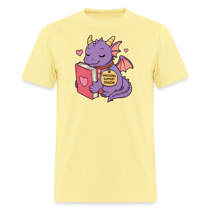 Emotional Support Dragon Unisex Play Tee - cornsilk