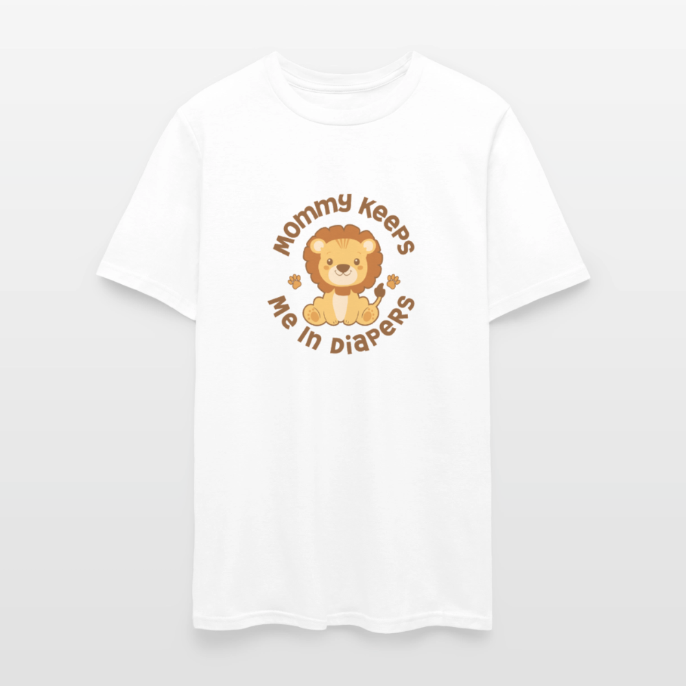 Mommy Diapers Unisex Play Tee (Colors) - white