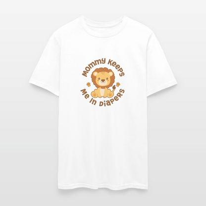 Mommy Diapers Unisex Play Tee (Colors) - white