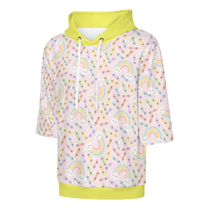 Rainbows & Crayons Halfie Unisex Hoodie