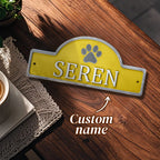 Personalized 3D PetPlay Door Sign - Puppy's Aesthetics