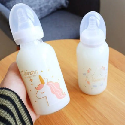 Unicorn Glass Adult Bottle Unicorn Head