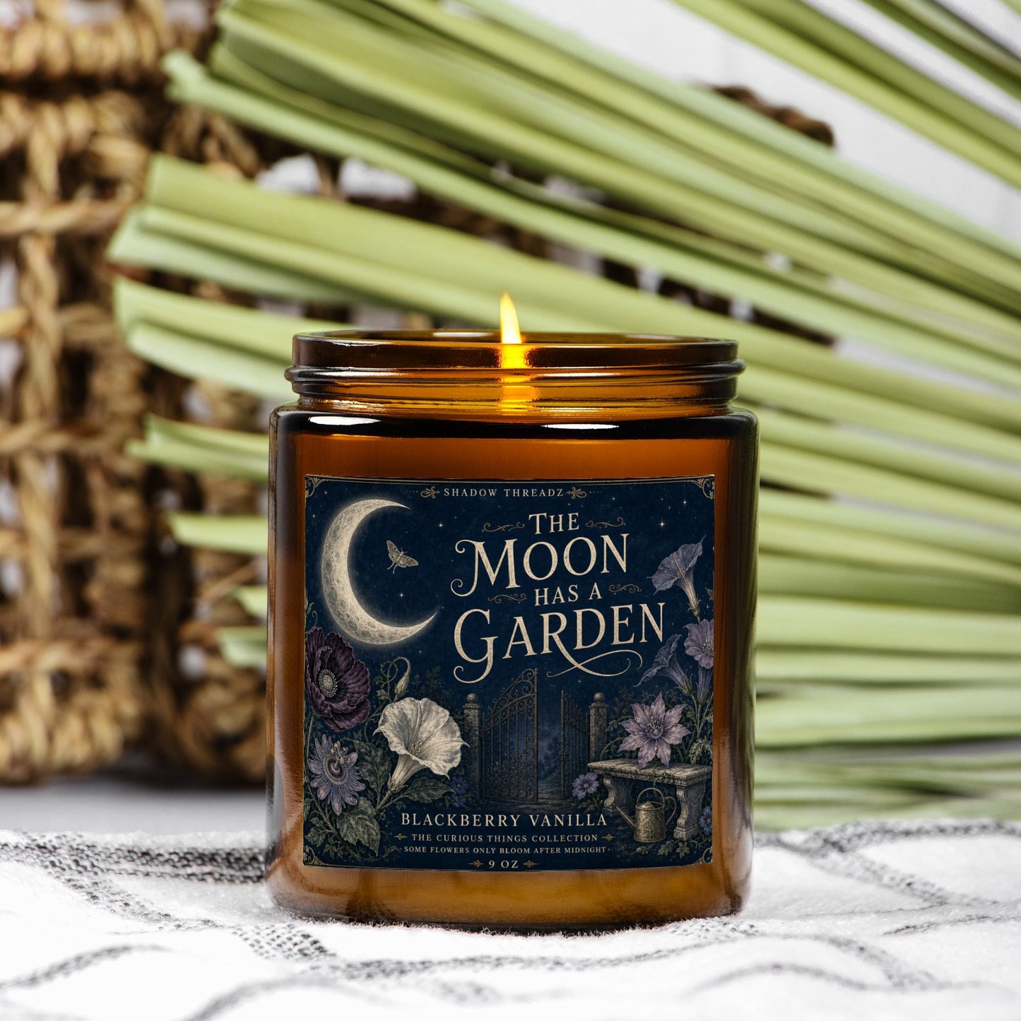 The Moon Has a Garden Candle 9oz
