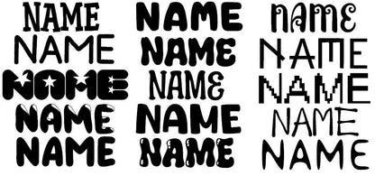 Shibari Word Stamps