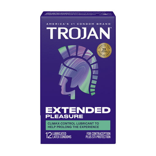 Trojan Pleasures Extended Pleasure - 12 Pack