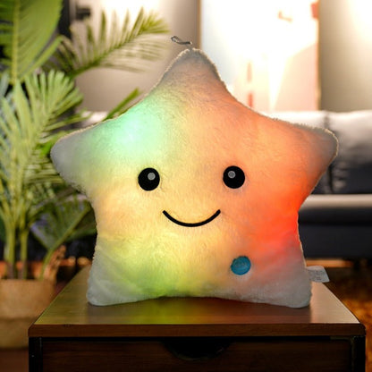 1pc 40CM Luminous Star Pillow Led Light Plushie Puppy's Aesthetics