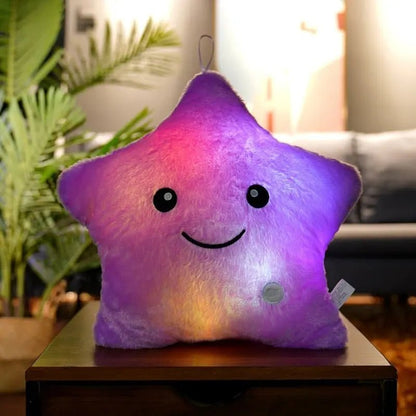 1pc 40CM Luminous Star Pillow Led Light Plushie Puppy's Aesthetics