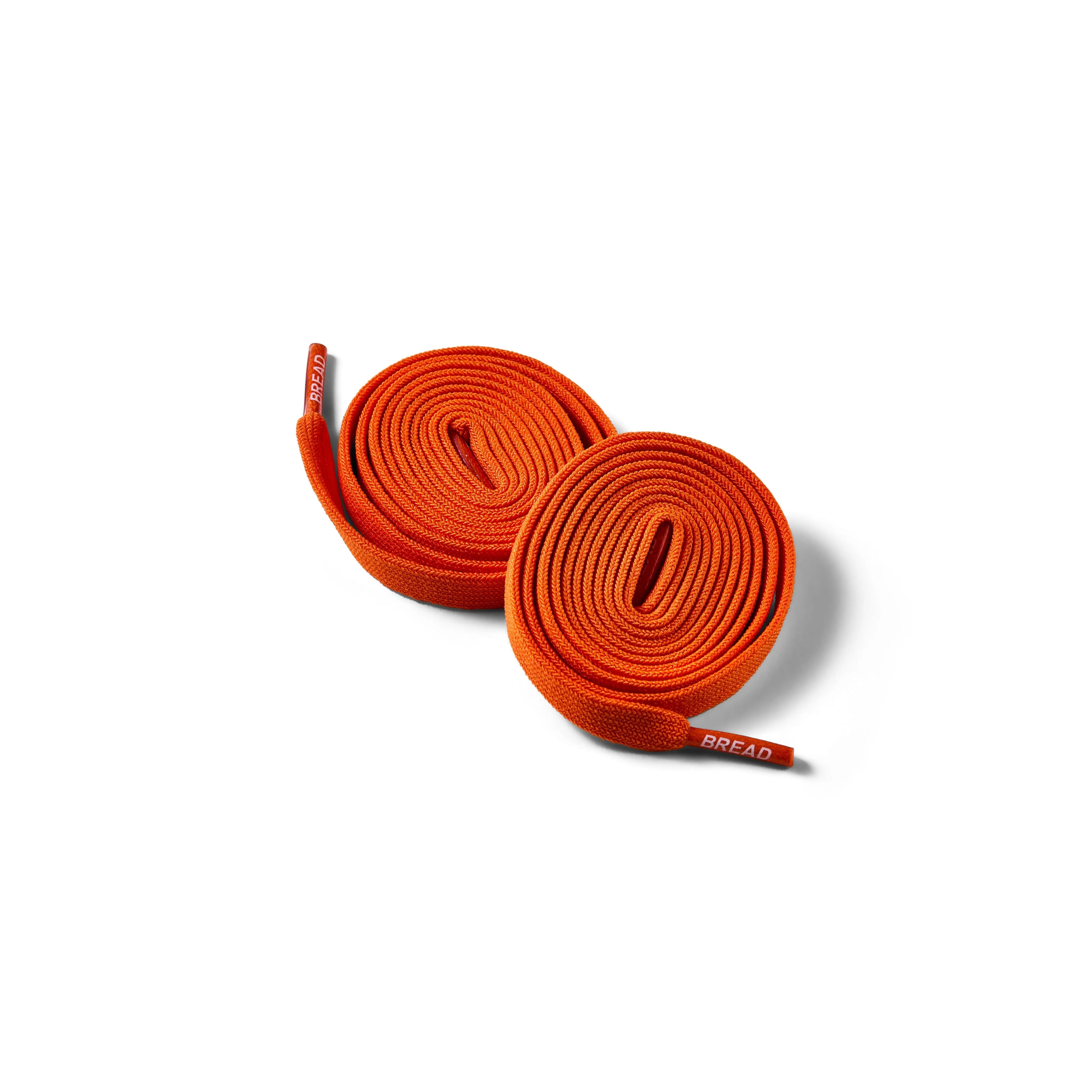 Bold Coral Orange Elastic Shoelaces - Puppy's Aesthetics