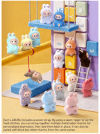 Pop Mart Labubu Pin for Love Series Blind Box (N-Z) Blue