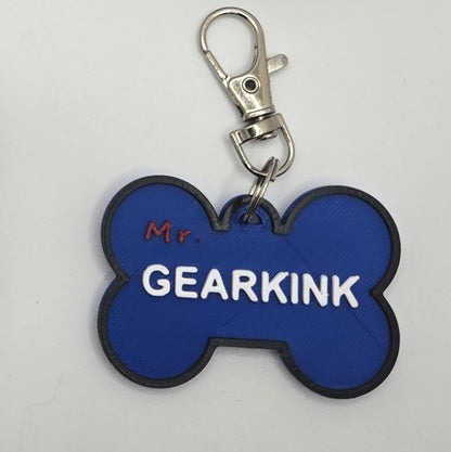 🐾 High Tech: 3D Printed Pup Bone Name Tags (Includes NFC Chip)